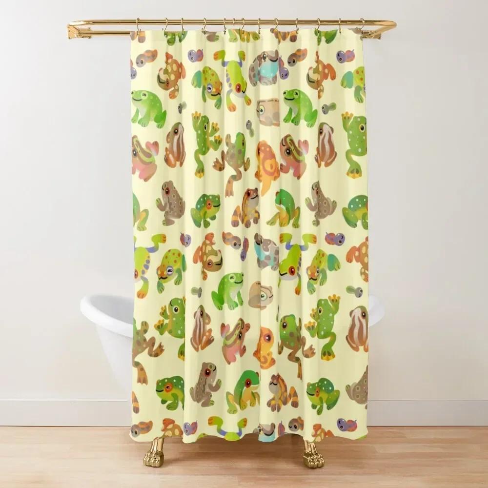 Biology Floral Stall Shower Curtain, Vintage Garden Plants Herbs Flowers Botanical Design, Fabric Bathroom Decor Set With Hooks
