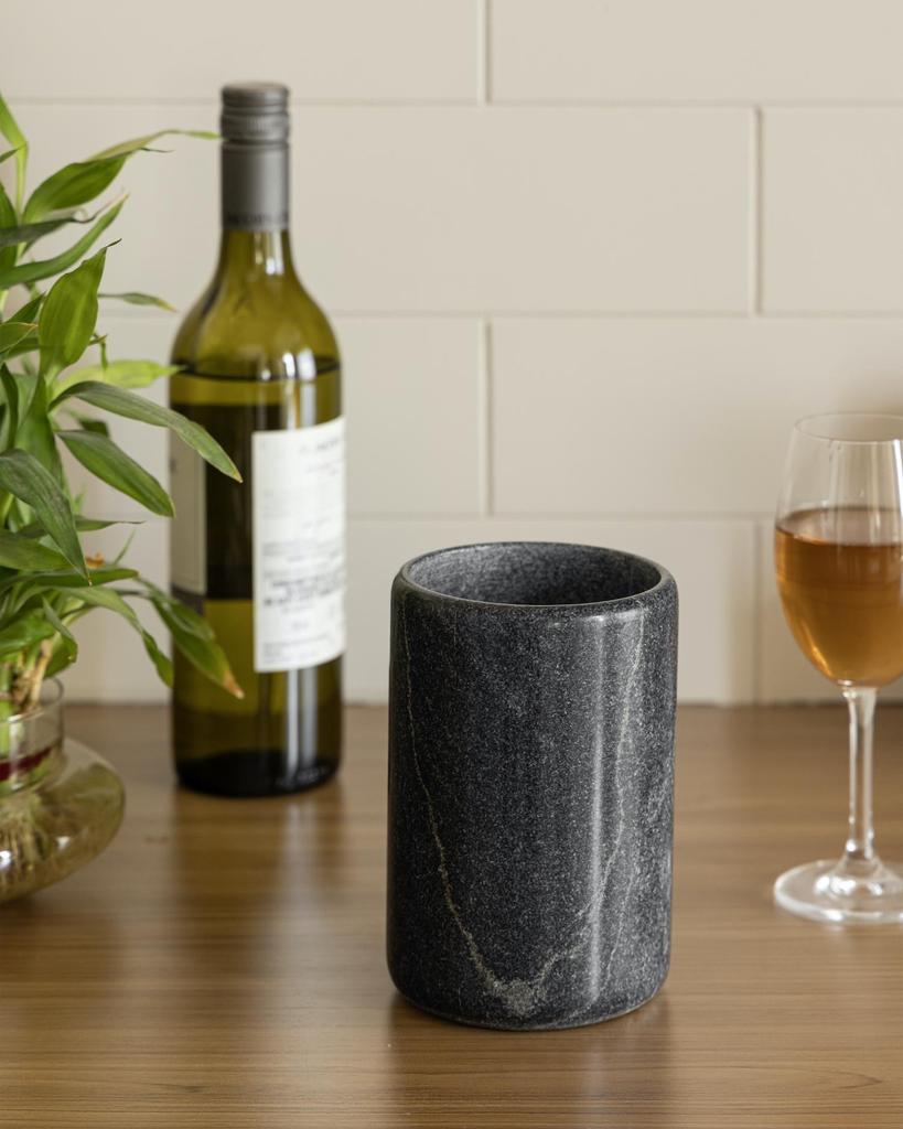 Marble Wine Chiller, Black Marble Wine Chiller