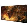 Purple Rose Galaxy Dragon MTG Playmat AntiSlip Stain Resistant Fantasy Gaming Desk Mat for TCG Players