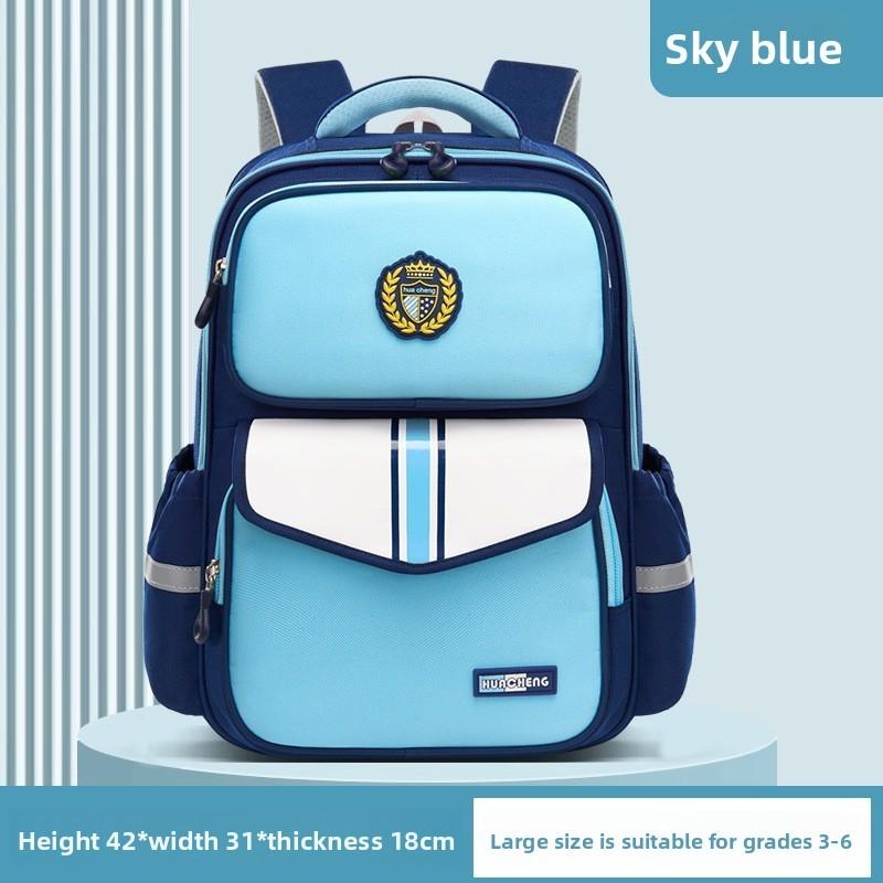 Oxford Fabric Kids School Backpack With Breathable Waterproof Durable Design For Children Ages 6 To 12