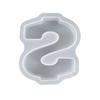 Upgraded Number Molds for Resin Numerals Silicone Molds Cute Heart Dollar Sign Fitting for Epoxy Resin Art Letter Resin
