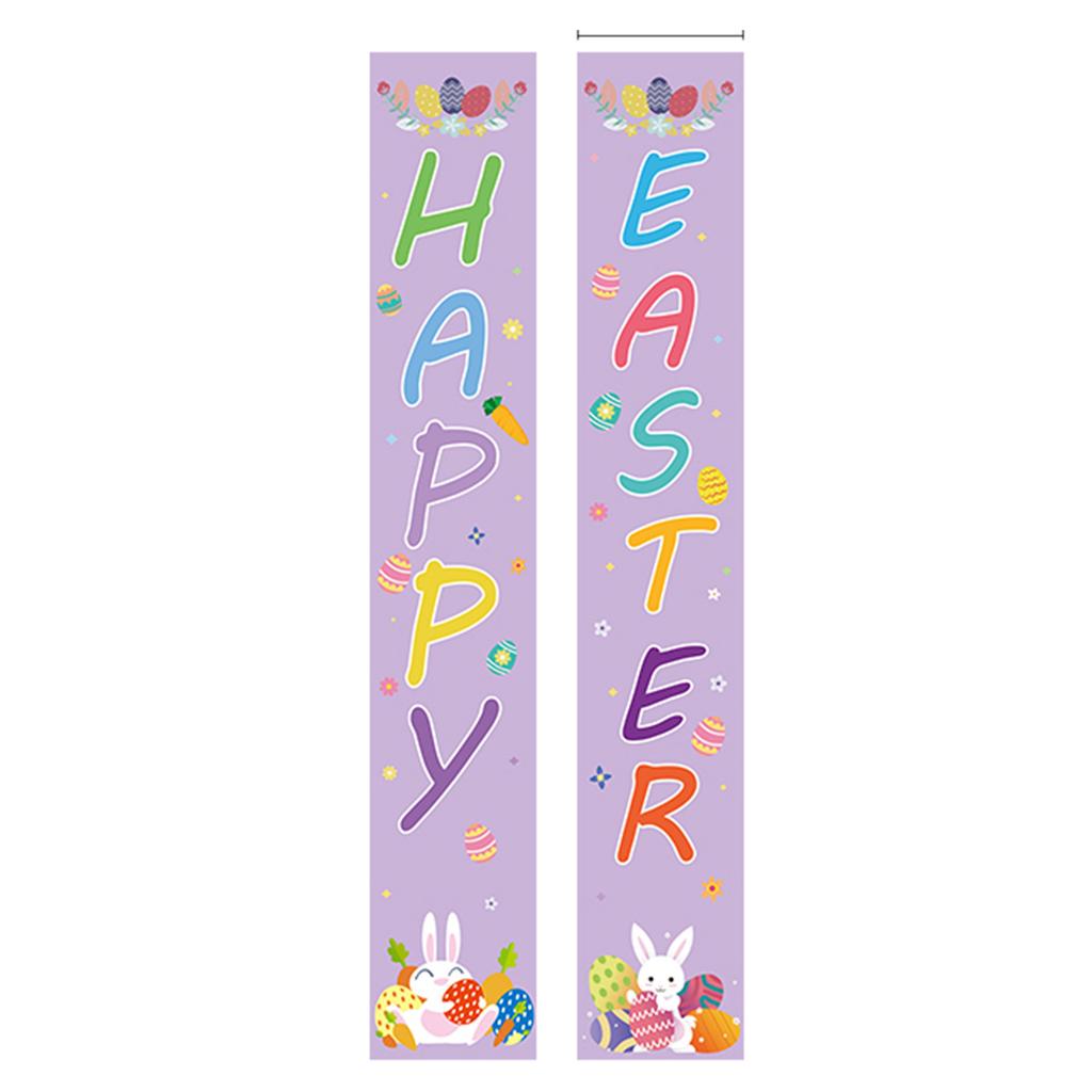 180 * 30Cm Easter Family Party Festival Atmosphere Arrangement Flag Polyester Cloth Couplet Customization