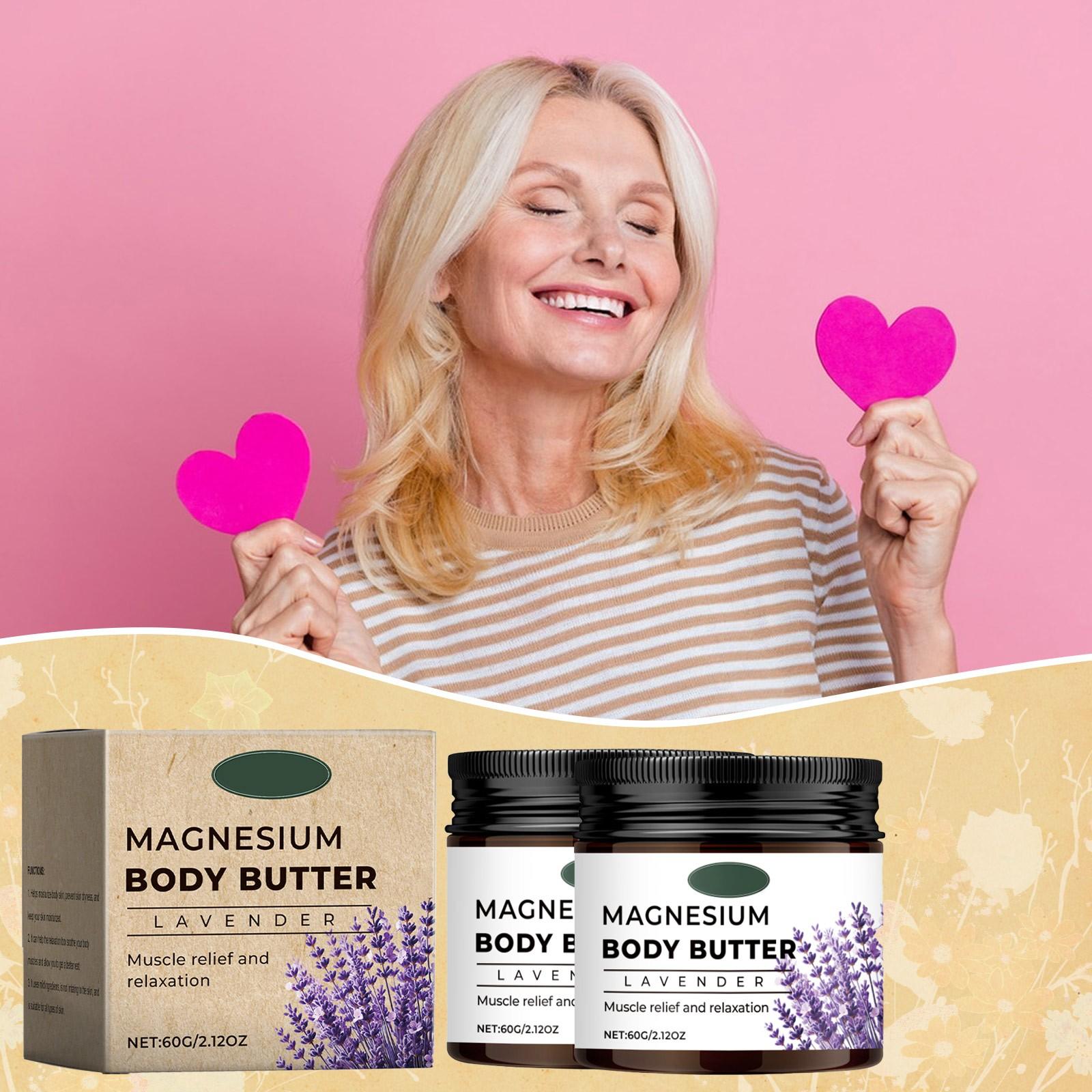 

Масло для тела с магнием и лавандой Бальзам для тела с магнием Крем для ухода за телом с лавандой Успокаивающий крем Средства для сна One Size