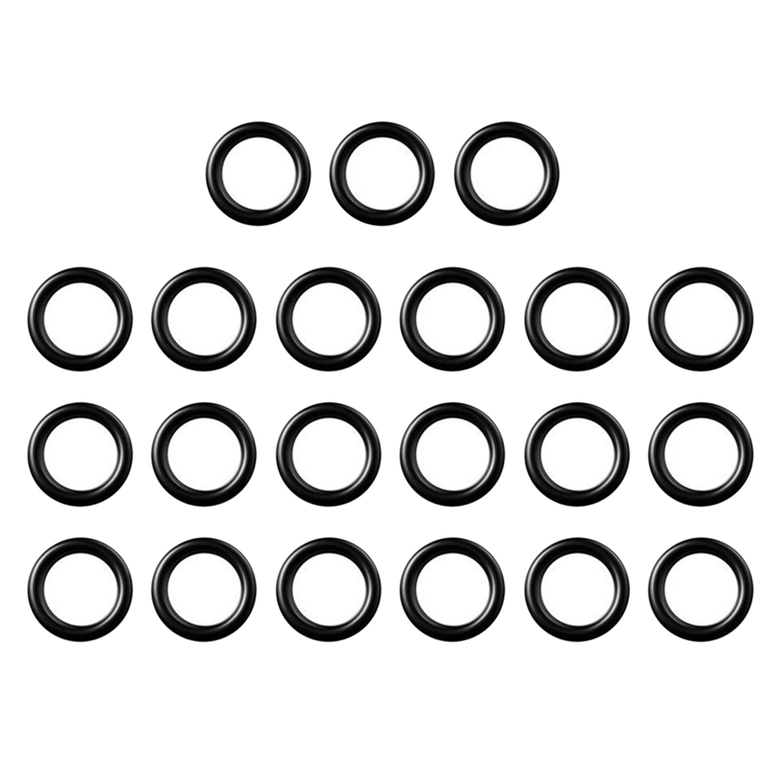 

20Pcs Power Pressure Washer O Rings for 1/4 Quick Coupler Direct Replace M22 Quick Connect Rubber O Rings Black Accessory чорний