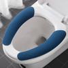 Universal Toilet Seat Cover Soft Cartoon Toilet Paste Sticky Toilet Cushion Washable Bathroom Warmer Seat Cover Cushion