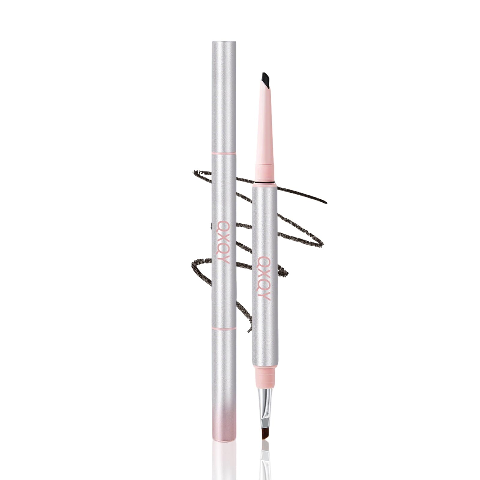 

Qwesure Double Head Eyeliner Gel Pen Type 2-in-1 with Brush, Water-Resistant & Sweat-Resistant, Smudge-Resistant, Fine & Thick Line Application, 3