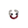 Adorable Ugly-Cute Smiley Face Open Ring for Women – Unique, Fashionable, and Quirky Design for the Index Finger