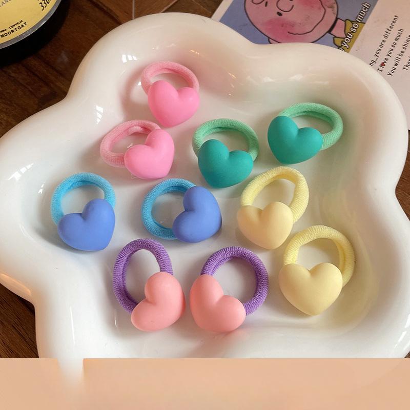 10pc Mini Baby Hair Band Kawaii Cartoon Floral Animal Elastic Hair Rope for Toddler Girl Small Tumb Hair Band Lovely Headwear