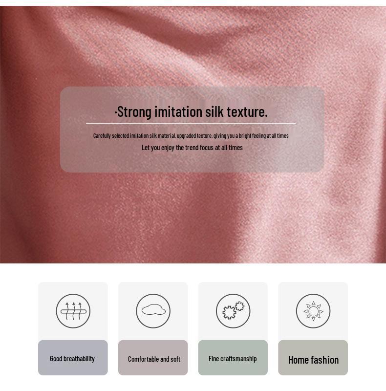 Silk-Feel Camisole Shorts Set: Women's Summer Ice Silk Loungewear Pajamas