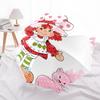 Strawberry Shortcake Inspired Auto Open Close Umbrella Portable 3 Fold Design with Iron Frame Perfect Gift for Fans,Travelers,and Dail