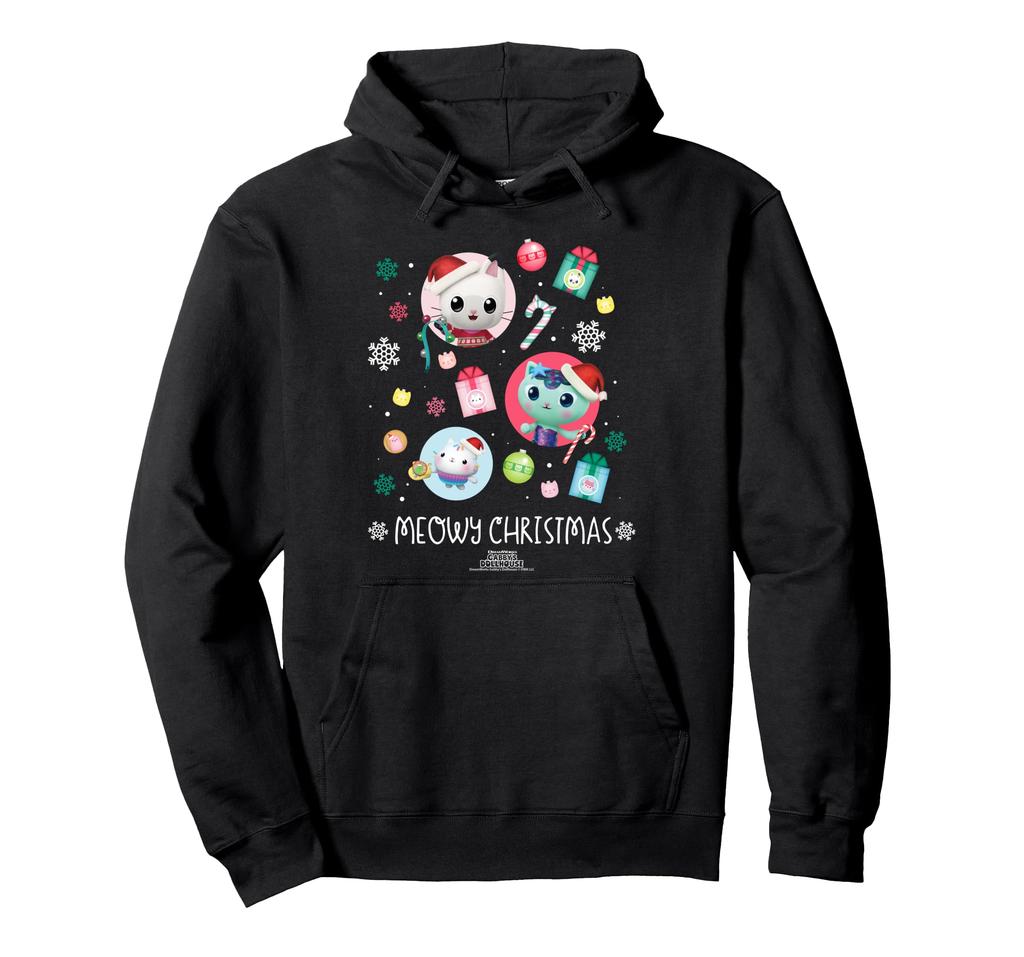 DreamWorks Gabby's Dollhouse Meowy Christmas Bubbles Hoodie