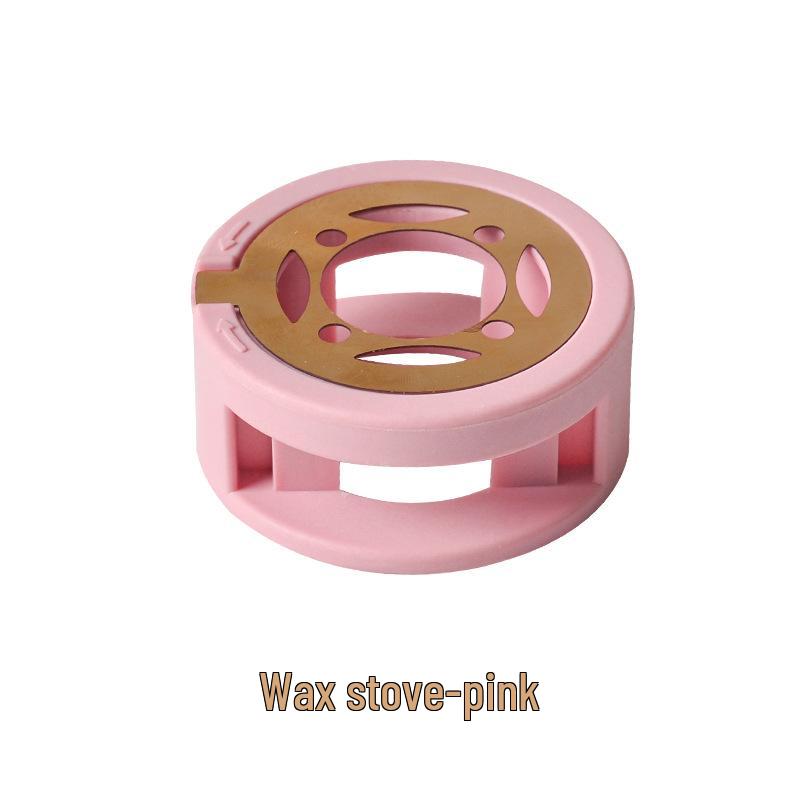 Complete Wax Seal Set with Accessories: Wax Beads, Wax Seal Spoon, Furnace, and Stamp Head