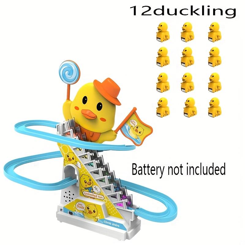 Non-Toxic Duck Climbing Stairs Musical Toys With Lights And Music For Children Birthday Gifts Ducklings Children Toys