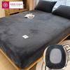 Warme Winter Samt Fleece Spannbettlaken Elastischer Matratzenbezug Paar 2-Sitzer Bettwäsche Luxus Doppelbettlaken 160x200