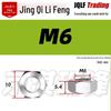 201 Stainless Steel Hex Nut: M3–M56 Fine Thread Thickened Nut