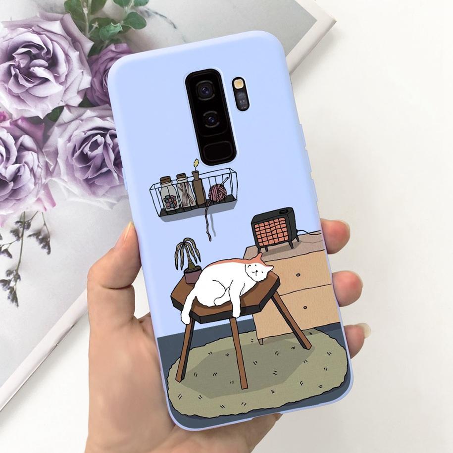 For Samsung Galaxy S9 S 9 Plus Case Popular Marble Cartoon Soft Cover Silicone Shockproof Phone Case For Samsung S9+ S9Plus Capa