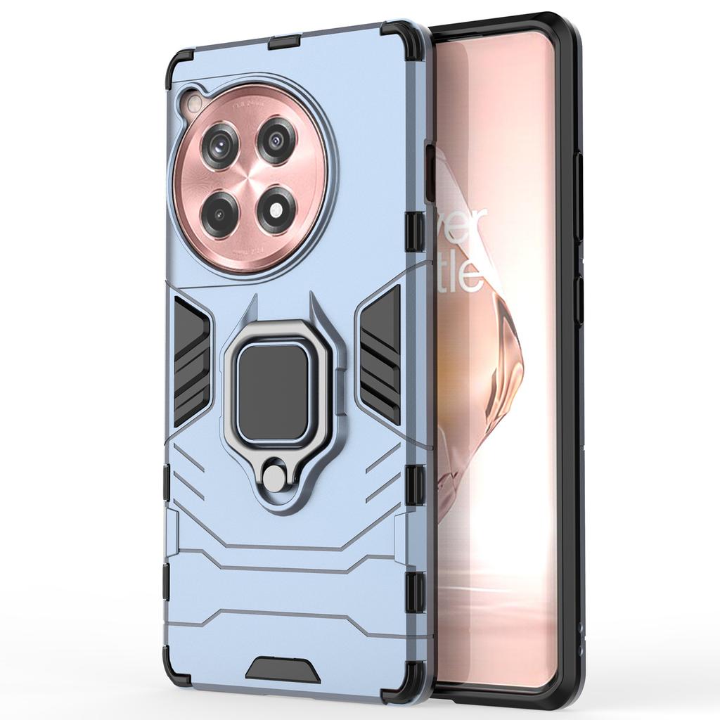 For OnePlus Ace 3 5G/12R 5G Ring Kickstand Case PC +TPU Phone Cover