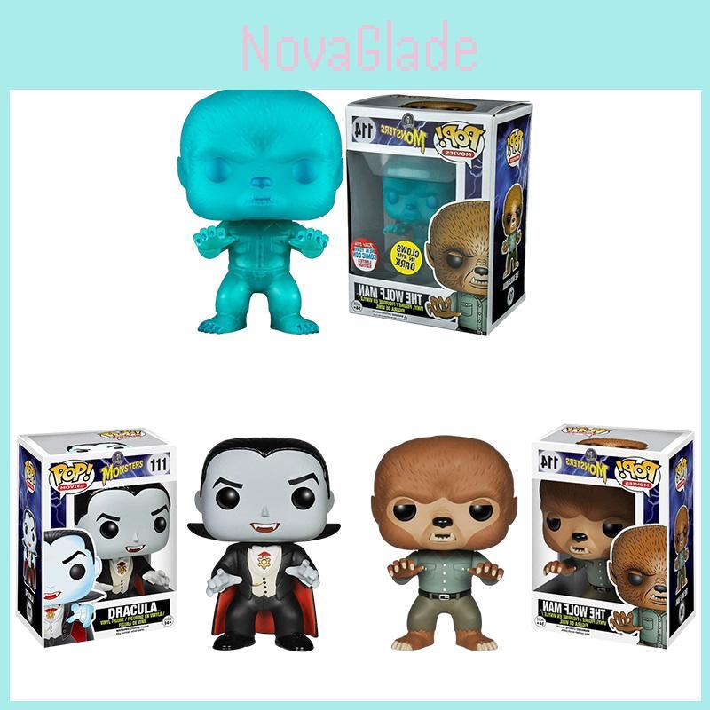 Sammler Monster Werwolf Vampir Dracula Figur Modell 9cm Gummi Material Vampir 111 Werwolf 114 Nachtleuchtend