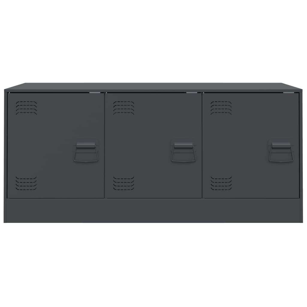 Vidaxl Szafka Pod Telewizor, Antracytowa, 99X39X44 Cm, Stalowa