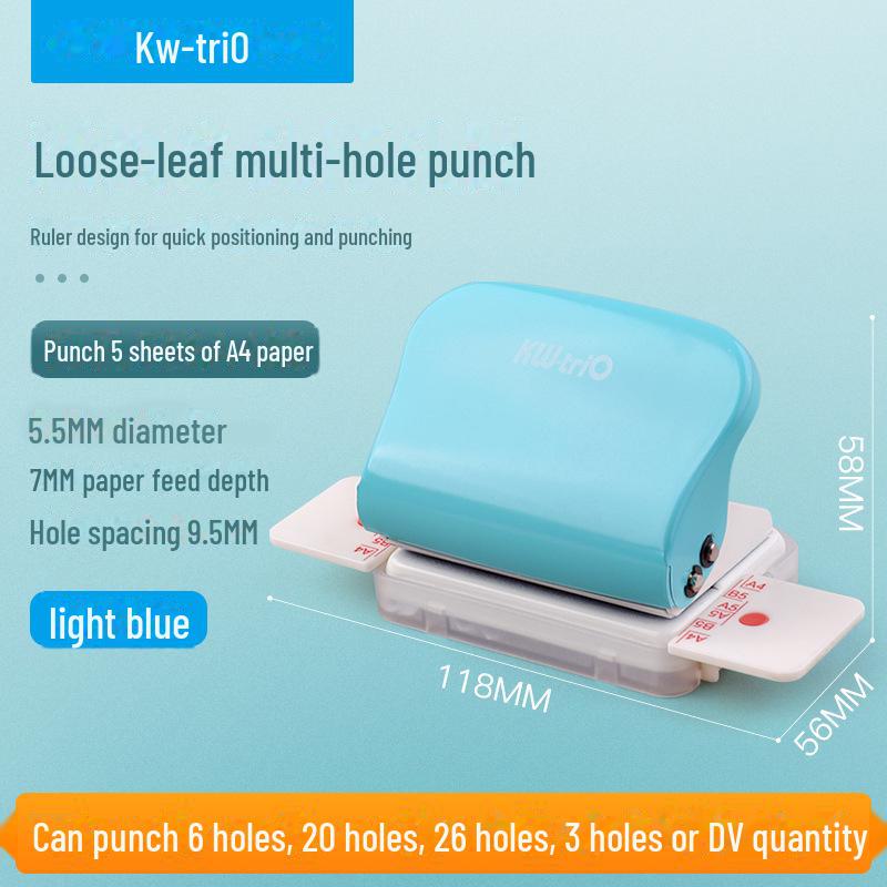 Kedeyou B5 Six-Hole Mini DIY Binder Punch