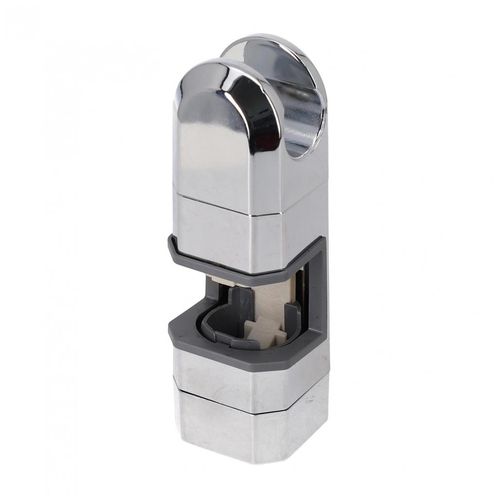 Universell 15mm-30mm Krom Duschstång Huvudglidare Stånghållare Justerbart Fäste