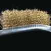 Durable Copper-Plated Wire Brush – Manual Rust Removal Tool with Plastic Handle