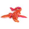 PLA 3D Printed Chameleon Model Multicolor Multi-jointed Chameleon Action Figure Movable Articulated Animal Figurine
