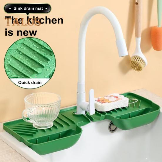 Vodovodná podložka pod odkapávací podložku kuchyňského dřezu s kapsami na filtr Zásobník na mýdlo na nádobí pro kuchyňský dřez