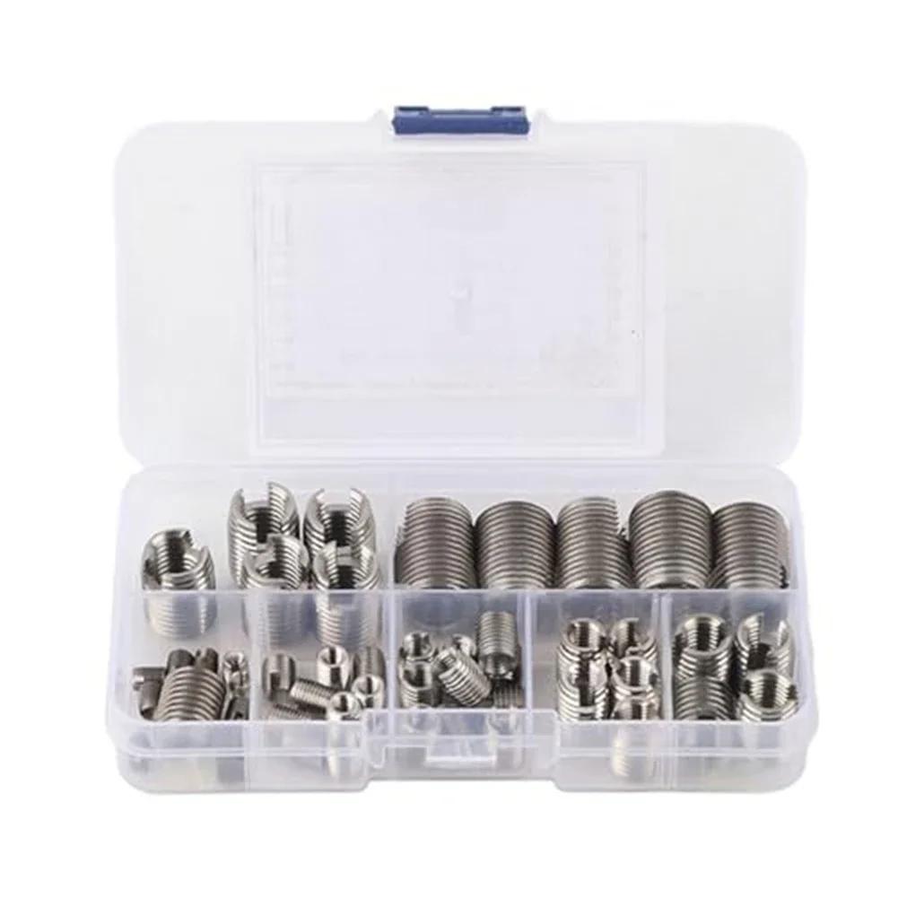 

50pcs M 3 M 4 M5 M6 M8 M10 M 12 Stainless Steel Thread Adapter Screw Self Tapping Thread Inserts Thread Repair Tool China Mainland