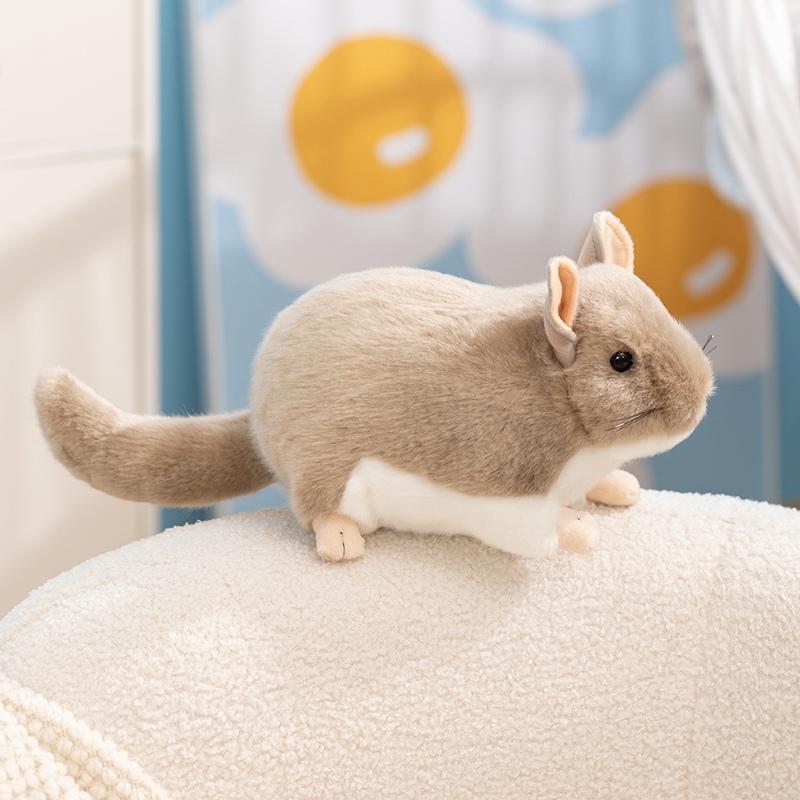 

40cm Kawaii Simulation Chinchillidae Plush Toys Soft Lifelike Chinchillas Mouse Stuffed Animal Toys Birthday Gifts 40cm