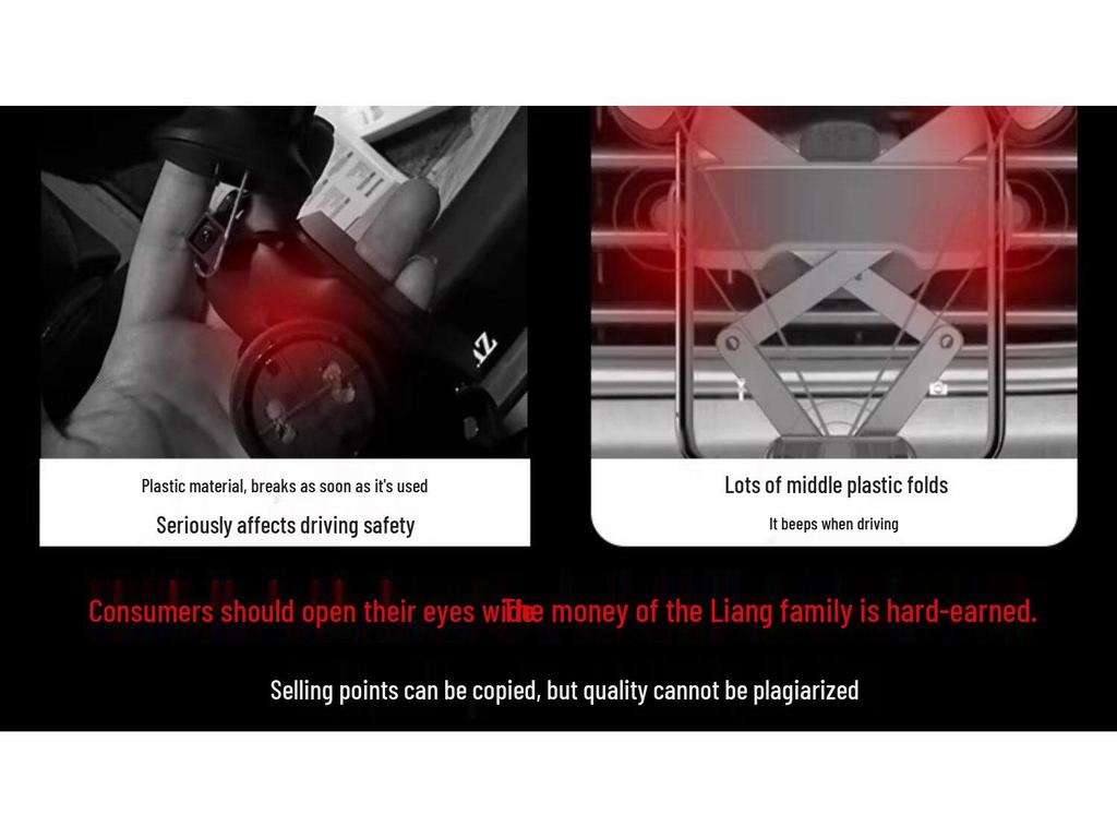 Li Sen 2025 Car Phone Holder: Anti-Shake Air Vent Bracket for Navigation