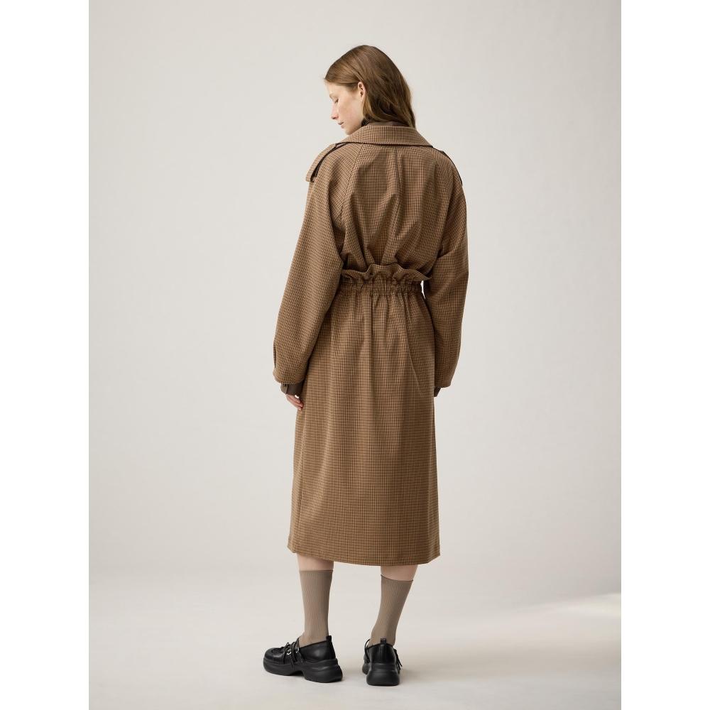 GU by Uniqlo Trench Check Skirt Rokh