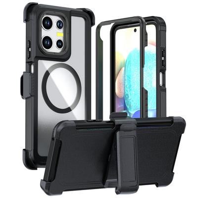 For Moto G 5G  Belt Clip Phone Case,heavy Compatible With Magsafe Clear Protection Stand Case Fit Moto G 5G /G PLAY