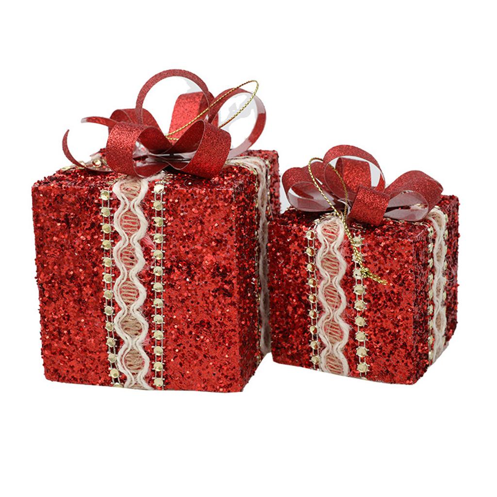 Ornamente Decorative Cutii Decorațiuni Pom de Crăciun Cutii Decor Sărbători Anul Nou Diverse Culori