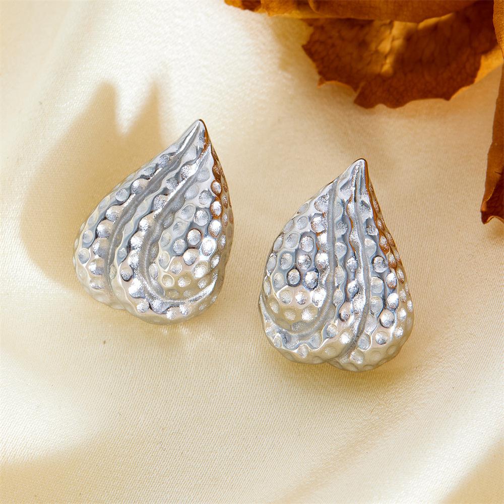 

Геометрический узор ретро капли воды серьги гвоздики ниш изысканные серьги легкие роскошные высококачественные женственные серьги индивидуальность