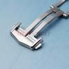 Pentru catarama de ceas Omega 18mm 20mm cu deployant tip fluture Oțel inoxidabil 304L Cataramă periată Cataramă metalică Buton argintiu pentru ceas