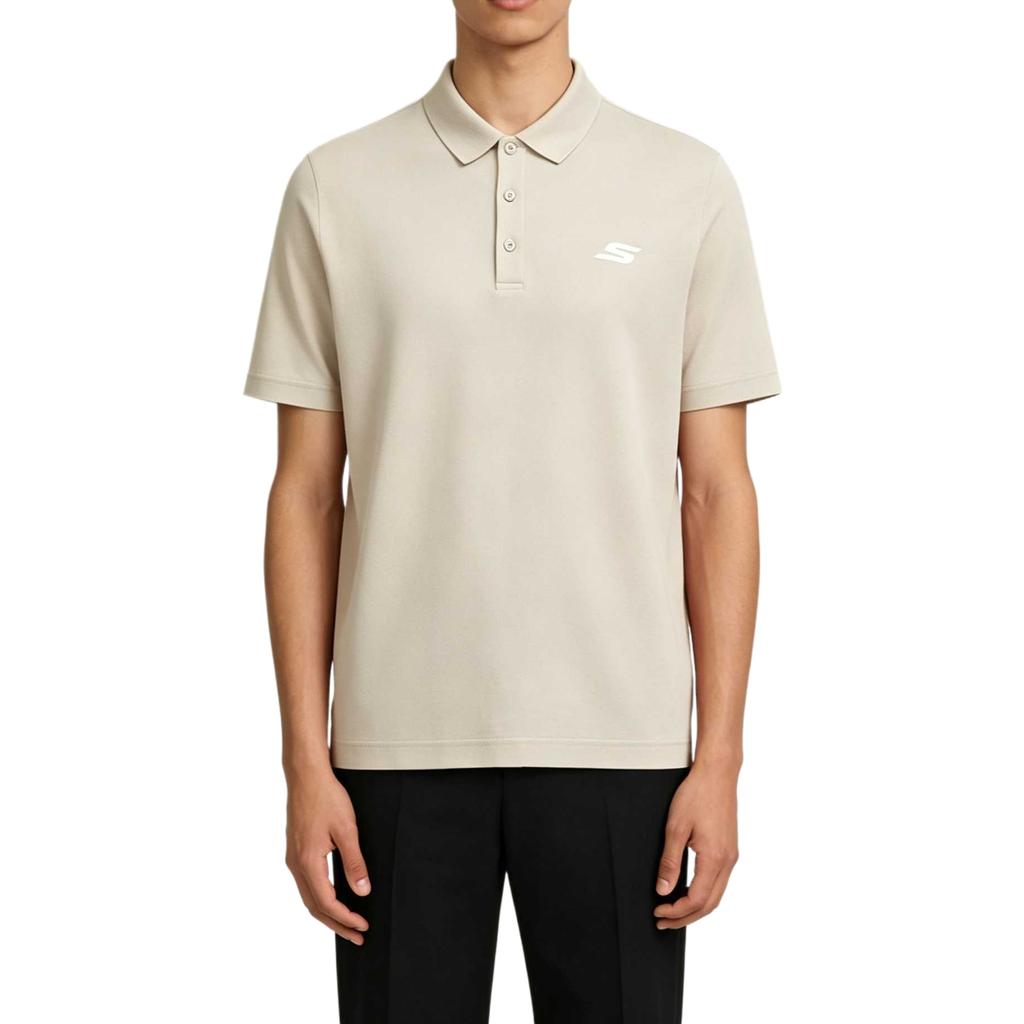 Skechers Quick-Drying Moisture-Wicking Breathable Solid Color Polo Shirt Men Tops P223M126-044Z