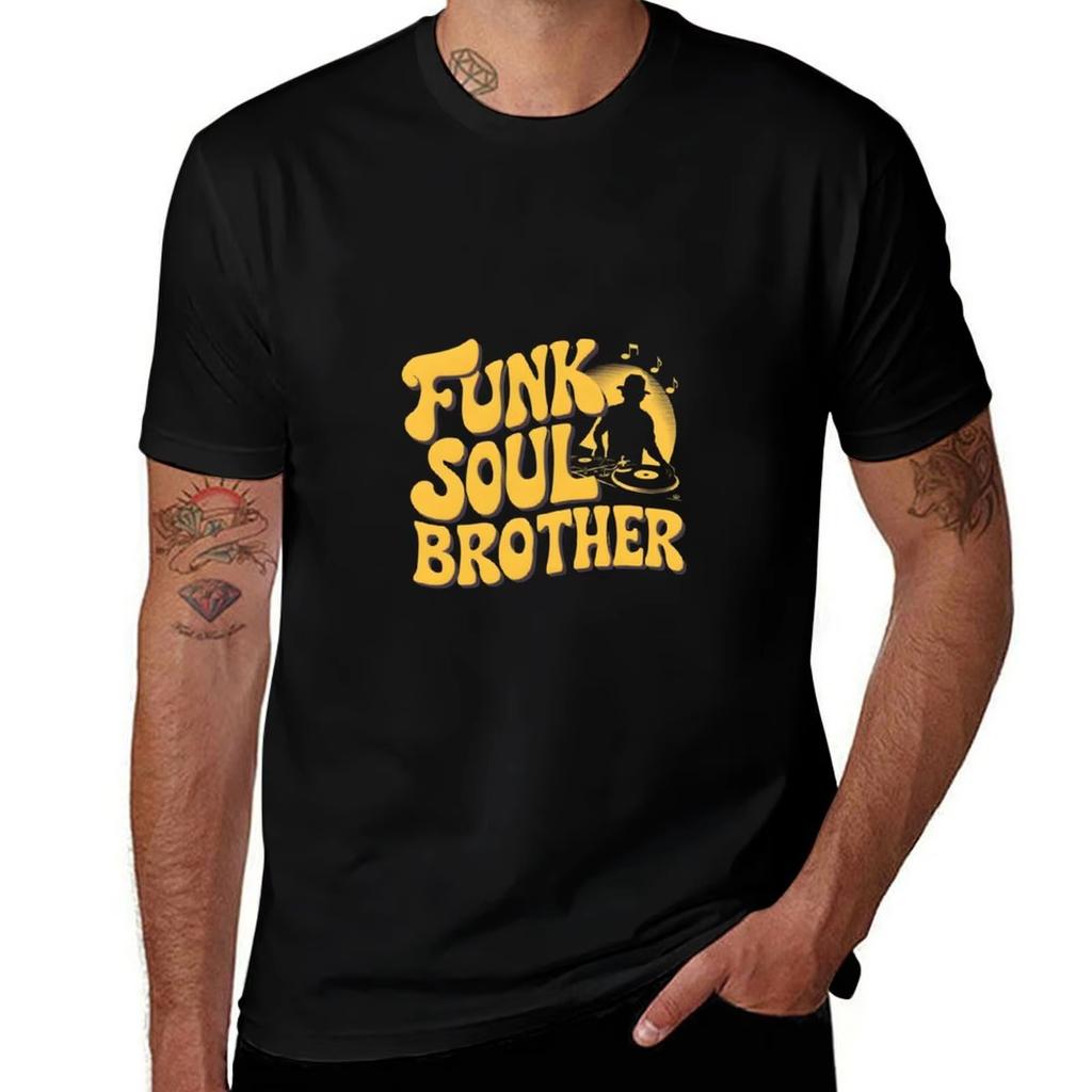 2025 nuova T-shirt tributo a Fatboy Slim Funk Soul Brother street wear anime vintage t-shirt uomo Comoda e di alta qualità