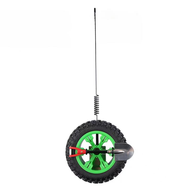 

Персонализированное украшение автомобиля, маленькое запасное колесо, багажник, мини-шина, внешняя часть автомобиля, декоративная внедорожная шина, автомобильные аксессуары Coche зелёный