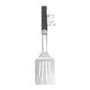 Stainless Steel Grill Spatula Long Reach Ergonomic Handle Serrated Edge Heavy Duty Rust Resistant Dishwasher Safe Built-in Hooks