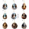 Dragon Egg Dragon Baby Egg Ornament 2D Acrylic Dragon Pendant  Rendering Atmosphere