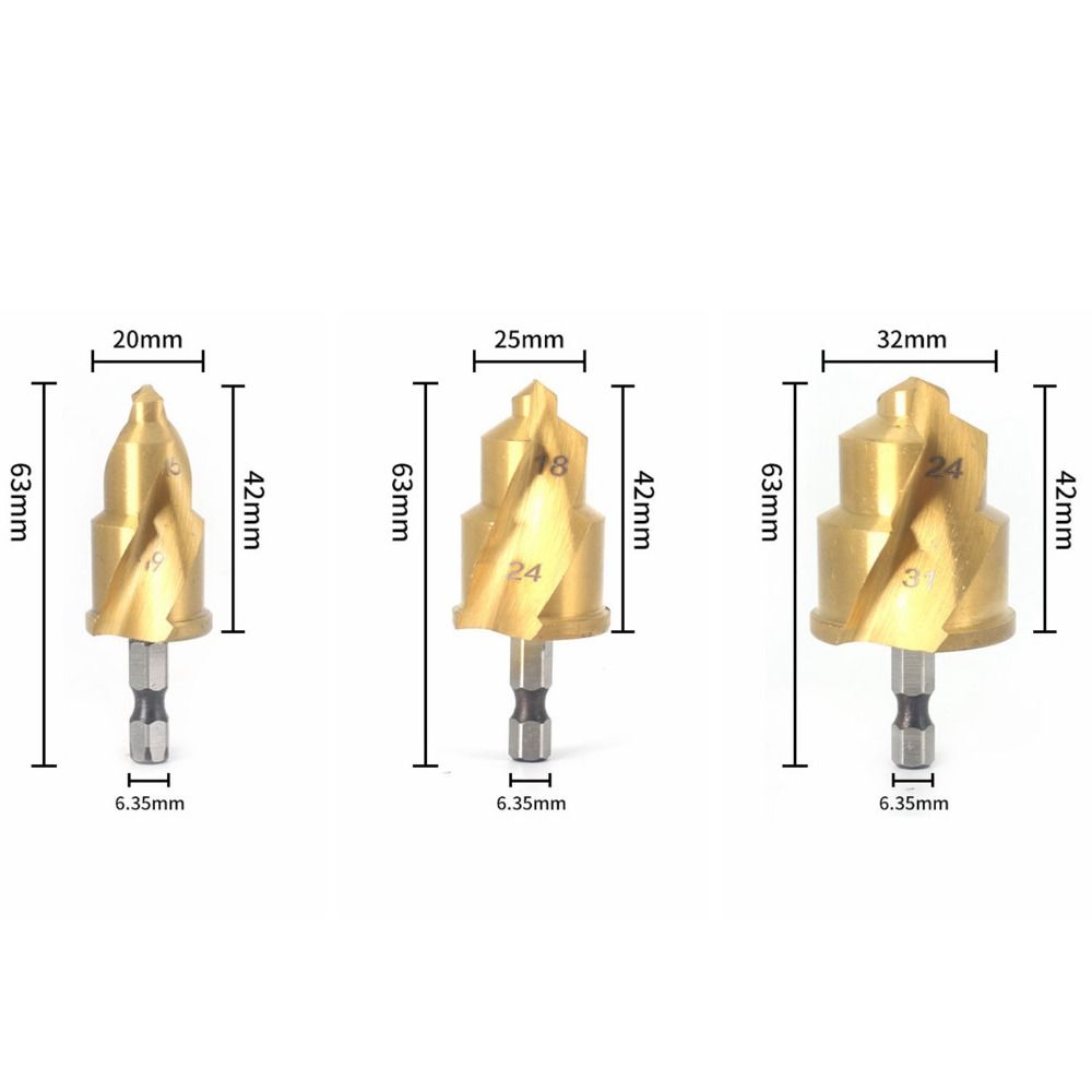 Powerful PPR Lifting Drill Bit Heavy Duty Water Pipe Reaming Tool Water Pipe Drill Bit  Plastic