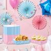 6/12/20pcs Gender Reveal Party Paper Food Trays Candy Cookie Snacks Box Blue Pink Its a Boy Girl Decoration Supplies Baby Shower