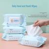 Baby Soft Skin-Friendly Wet Wipes for Hands & Mouth, Lint-Free & Portable, Essential for Students