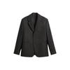 Zara Solid Color Single Breasted Loose Long Sleeve Blazer Men blazers Brown 6881289-700