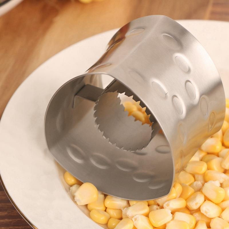 Stainless Steel Triangle Corn Planer Non-slip Handle Corn Thresher Corn Grain Separation And Peeling Corn Peeling Tool