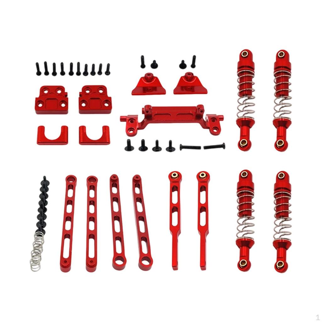 1/12 RC Upgrades Kit Fixing Components Shock Absorber Brackets Front Rear Axle Fixed Pull Rods for