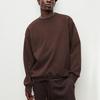 2024 Autumn/Winter Men's Heavyweight American Crewneck Sweatshirt - High Quality, Long Sleeve, Loose Fit