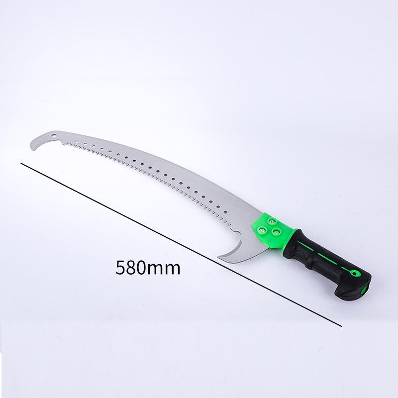 High Altitude Pruning Hand Saw for Thick Branches - Double Hook Design for Garden and Fruit Tree Maintenance