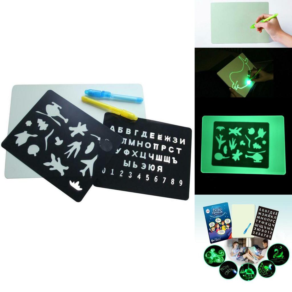 A4 leuchtendes Zeichenbrett für Kinder Skizzenbuch in Premium-Qualität mit umweltfreundlichem Material